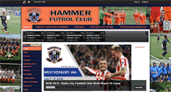Desktop Screenshot of hammerfutbol.com